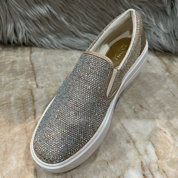 Michael Michael Kors Women’s Keaton Glitter Shoes. New - Picture 2 of 10